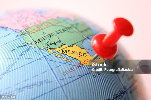 Mexico Stock Photo - Download Image Now - Mexico, Map, Globe - Navigational Equipment