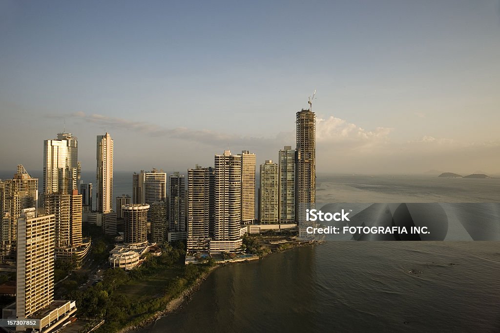 Coucher de soleil à Panama City - Photo de République du Panama libre de droits