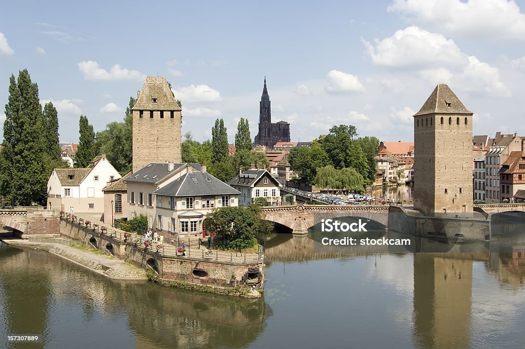 Médiévale romantique Strasbourg, France - Photo de France libre de droits