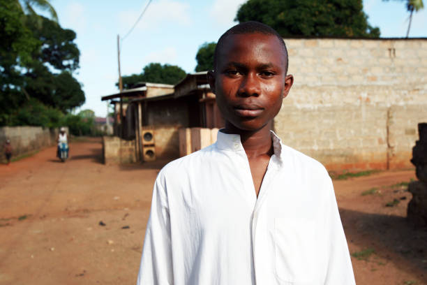 african boy.