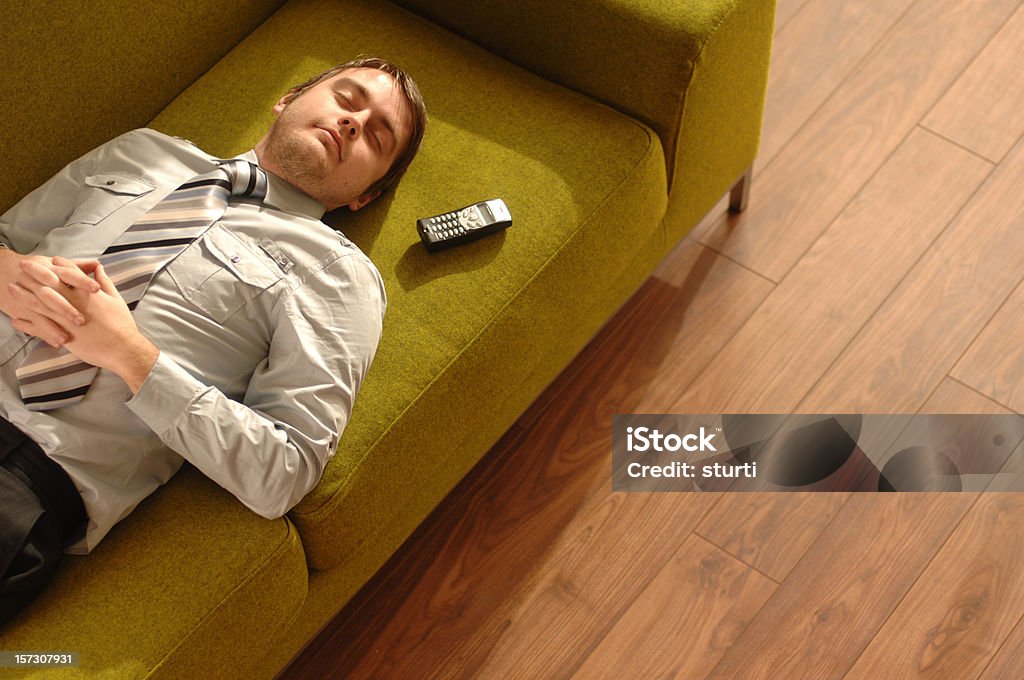 waiting for that call  Sofa Stock Photo