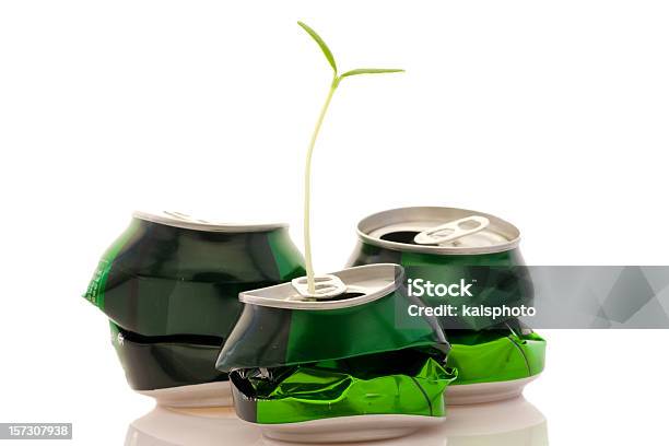 Recycle Stock Photo - Download Image Now - Aluminum, Packaging, Close-up