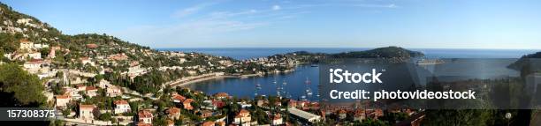 Foto de Panorama Saint Jean Cap Ferrat Na Cote Dazur e mais fotos de stock de Barco a Vela - Barco a Vela, Barco de passageiros, Beleza natural - Natureza