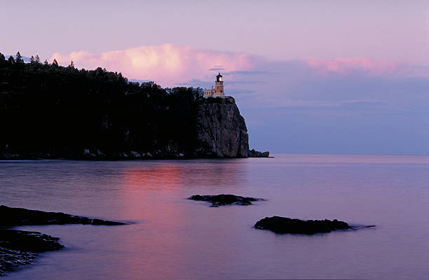 farol de split rock - split rock lighthouse - fotografias e filmes do acervo