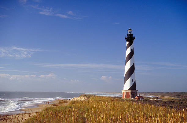 Cape Hatteras Lighthouse  outer banks north carolina stock pictures, royalty-free photos & images