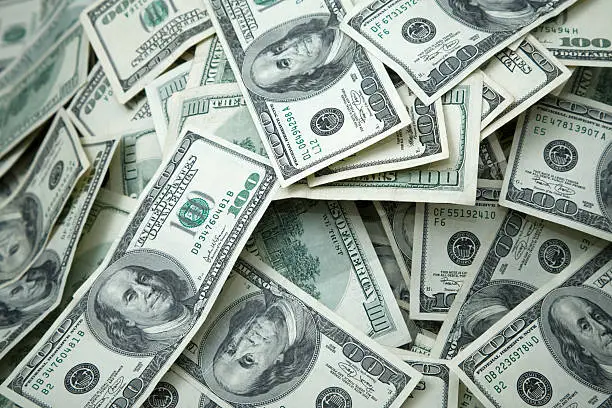 Photo of Money Pile $100 dollar bills
