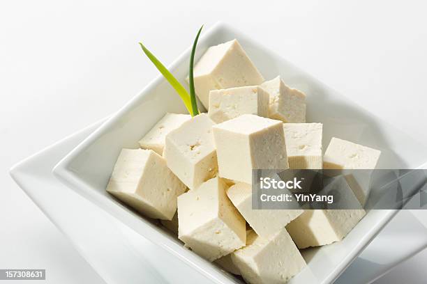 Tofu Tofu Würfel Eine Asiatische Chinesische Japanische Gesunde Vegetarische Gerichte Stockfoto und mehr Bilder von Tofu