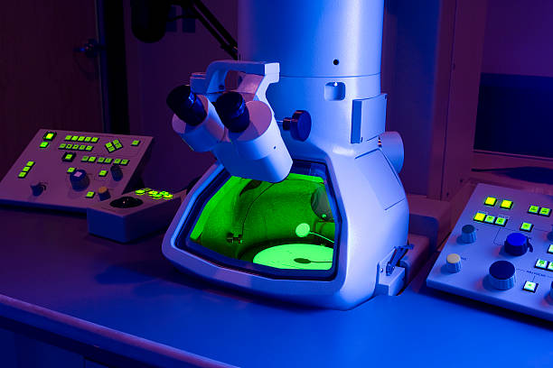 Microscopio Elettronico - Fotografie stock e altre immagini di Microscopio  elettronico - Microscopio elettronico, Multicolore, Laboratorio - iStock