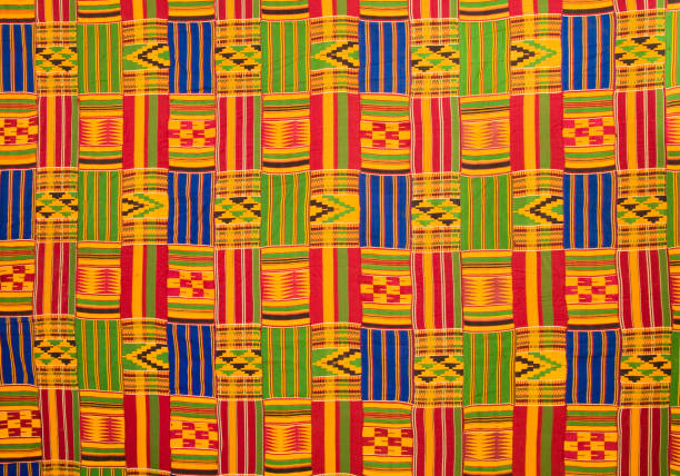 istock Ghana: Traditional Kente Cloth (large panel) 157308715