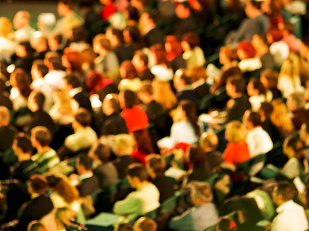 istock Large Group of People on Business Seminar 157308927