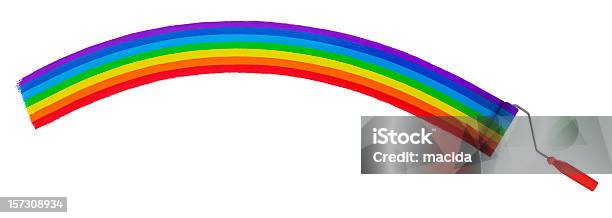 Rainbow - zdjęcia stockowe i więcej obrazów Tęcza - Tęcza, Białe tło, Rysować