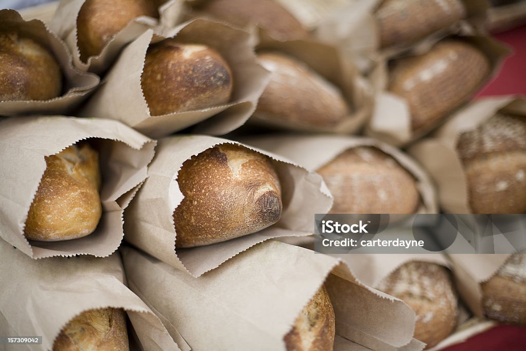 Loaves de pão fresco - Royalty-free Pão Foto de stock