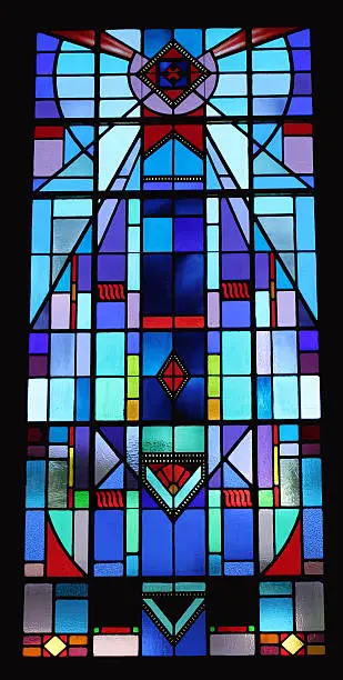 Photo of Blue Stained Glass