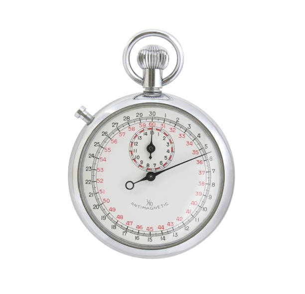 istock Old Mechanical Stop Watch - on white with clipping path 157309091
