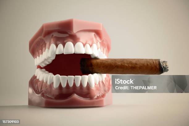 Smoking And Happy Stock Photo - Download Image Now - Smoking Issues, Dental Health, Cigar