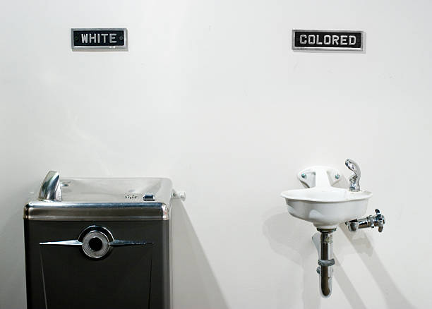 Segregated water fountains  black civil rights stock pictures, royalty-free photos & images