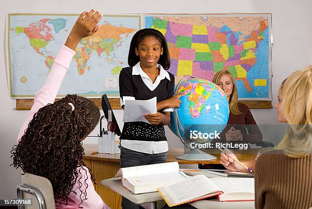 Classroom Series Stock Photo - Download Image Now - Child, Desk, Group Of People