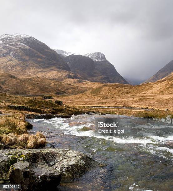 Glencoe 22 Febbraio 2008 - Fotografie stock e altre immagini di Ambientazione esterna - Ambientazione esterna, Area selvatica, Bellezza naturale