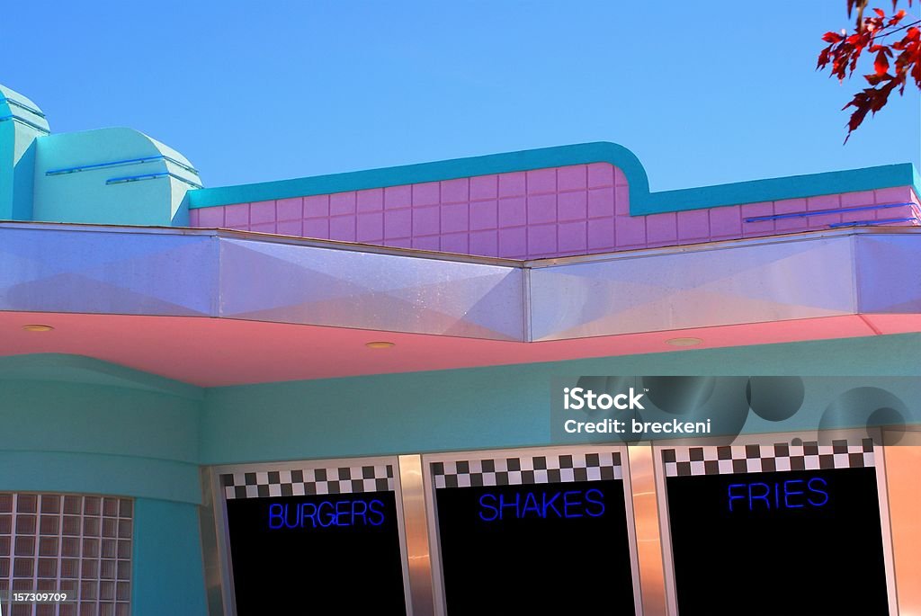 50 s Restauracja Drive in - Zbiór zdjęć royalty-free (Miami)