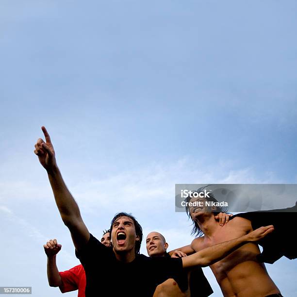 Golo - Fotografias de stock e mais imagens de Futebol - Futebol, Fã, Excitação