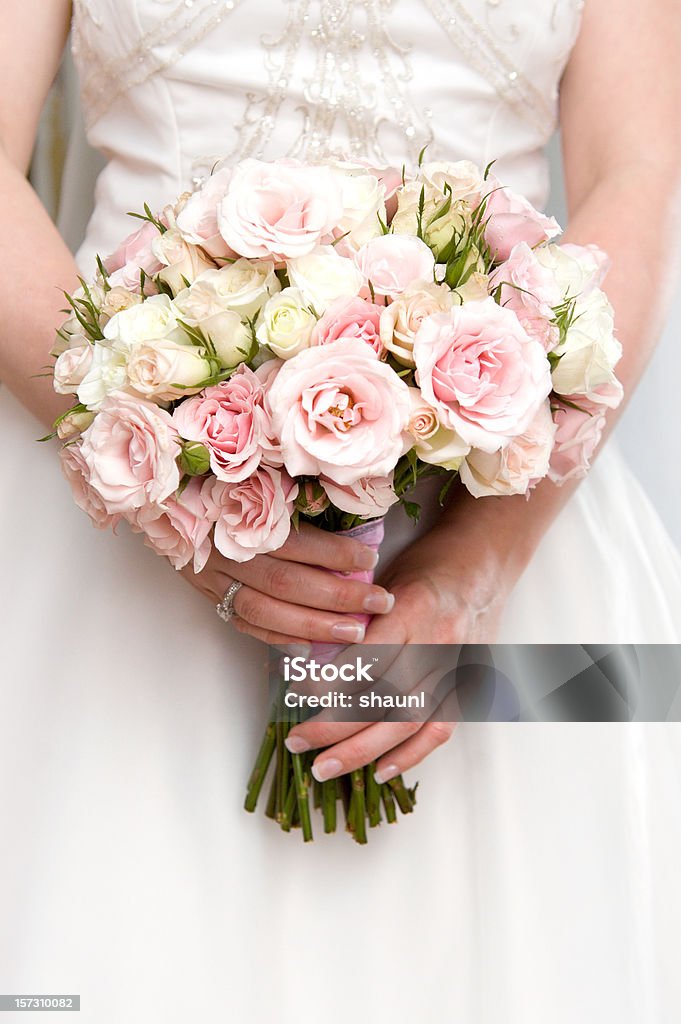 & Bouquet de la mariée - Photo de Adulte libre de droits