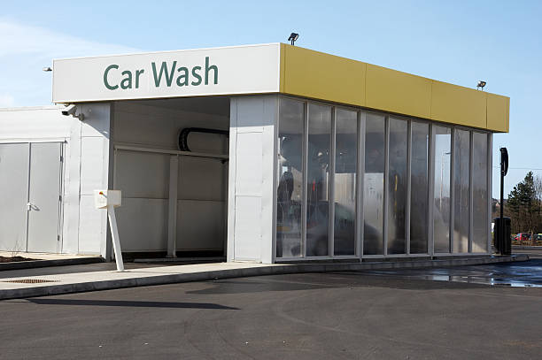 istock Vehicle in the car wash 157310137