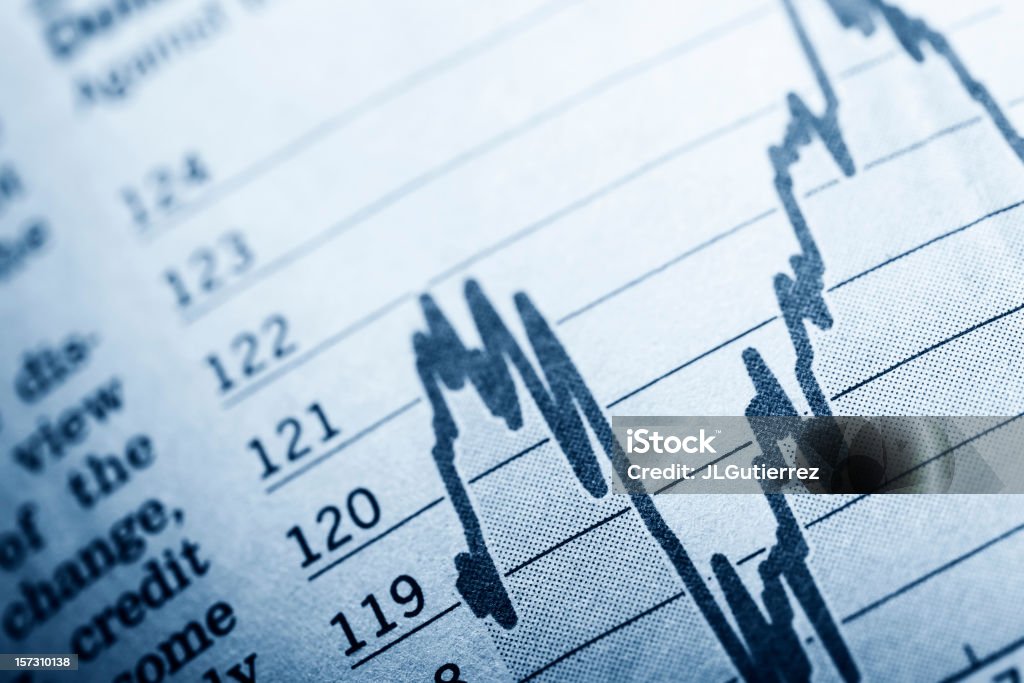 Business-Diagramm - Lizenzfrei Bankgeschäft Stock-Foto