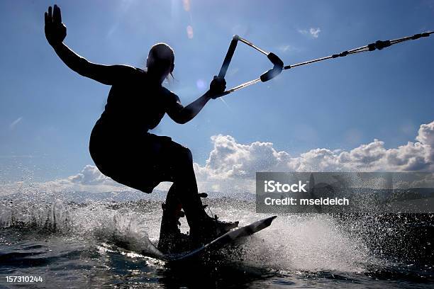 Wakeboarding Stock Photo - Download Image Now - Waterskiing, Nautical Vessel, Wakesurfing