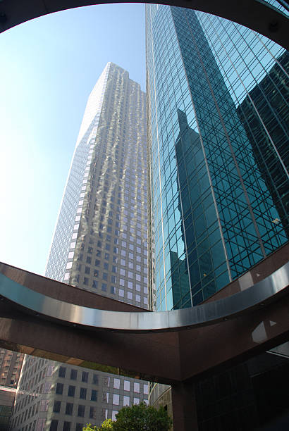 Downtown Houston Bank Building stock photo