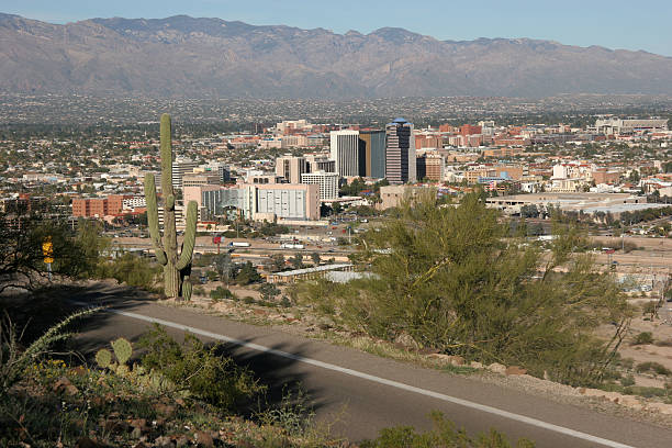 istock Tucson Arizona Skyline In Late Afternoon 157310586