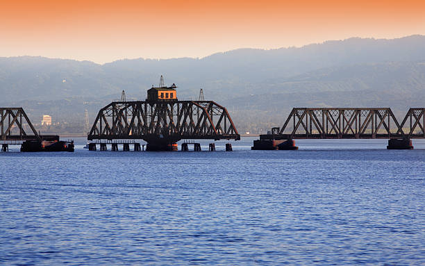 istock Dumbarton railroad swing bridge an alternative to a drawbridge 157310617