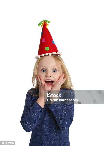 Geburtstag Mädchen Stockfoto und mehr Bilder von Kind - Kind, Partyhut, 4-5 Jahre