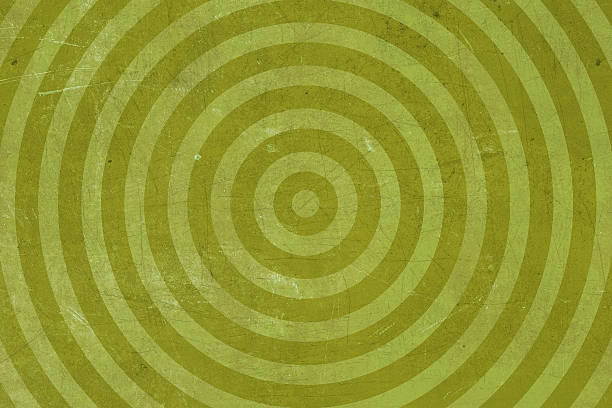 abstract vintage background with circles on old retro paper texture