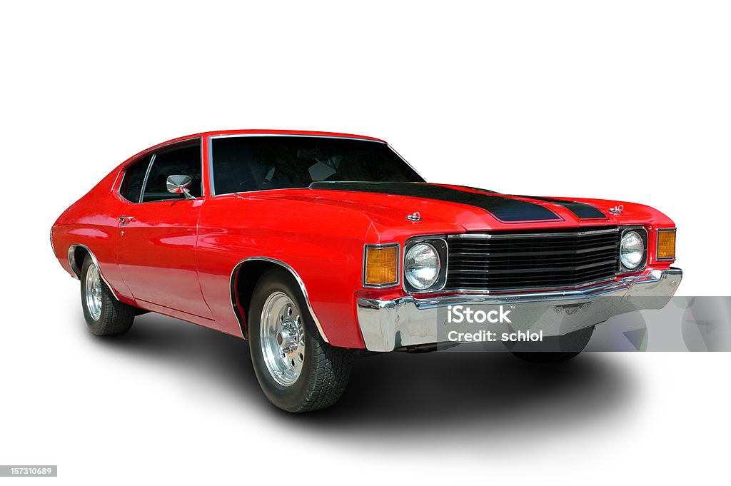 Classico 1971 Chevelle Muscle Car - Foto stock royalty-free di Automobile sportiva