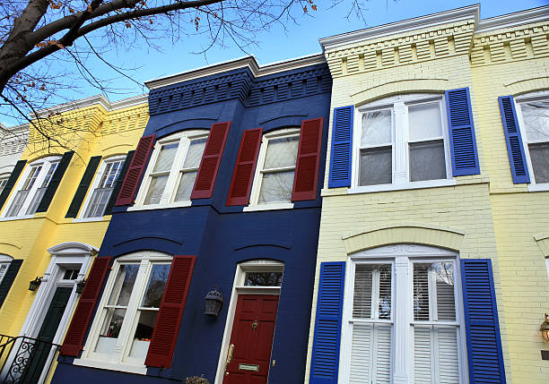 Townhouses in Georgetown Washington DC