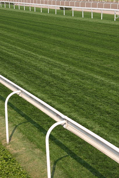 istock Horse Racing Track 157310808