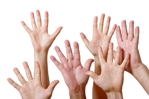 실행 위쪽으로 - contest togetherness human hand unity 뉴스 사진 이미지