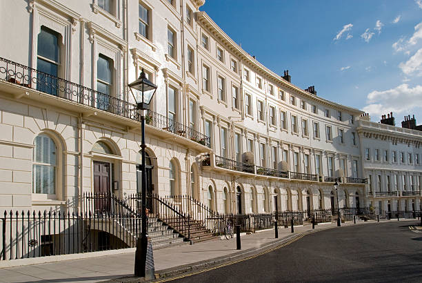 Brighton regency crescent. A Regency period crescent in Brighton, U.K. east sussex photos stock pictures, royalty-free photos & images