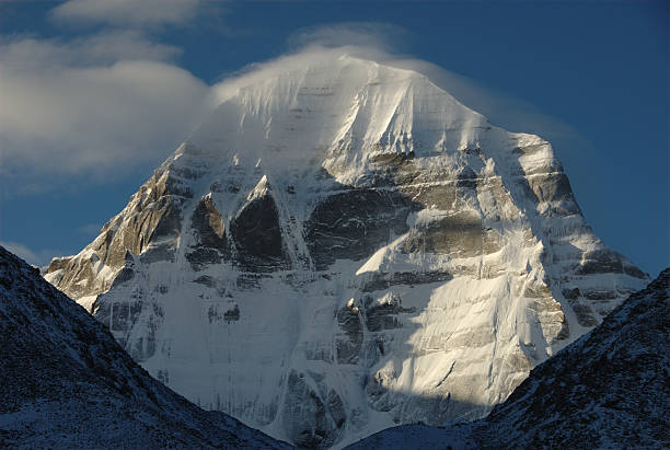 North Face of Mount Kailash (Gang Rinpoche, Tibet)  jainism photos stock pictures, royalty-free photos & images