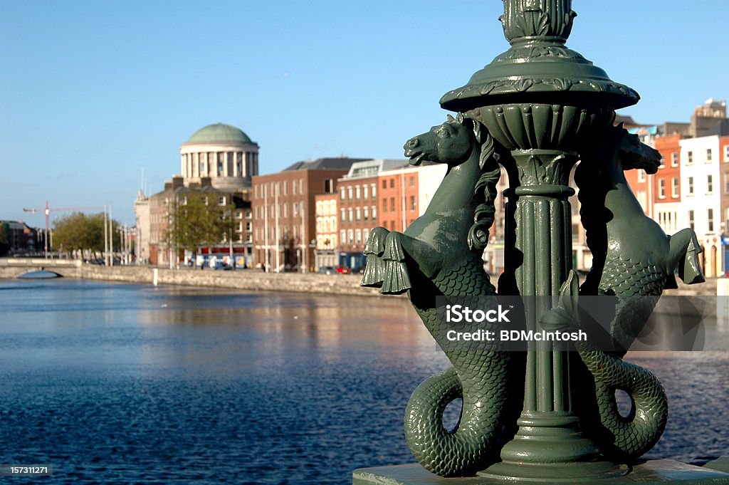 lampost base sur le modèle Liffy à Dublin - Photo de Architecture libre de droits