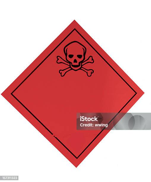 Dangerous Goods Label Stock Photo - Download Image Now - Label, Poisonous, Color Image