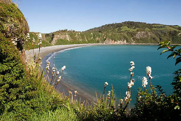 Puñihuil Islets, Ancud, Chiloe, Chile.