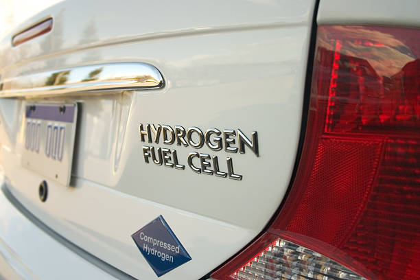 fuel cell car - hidrojen stok fotoğraflar ve resimler
