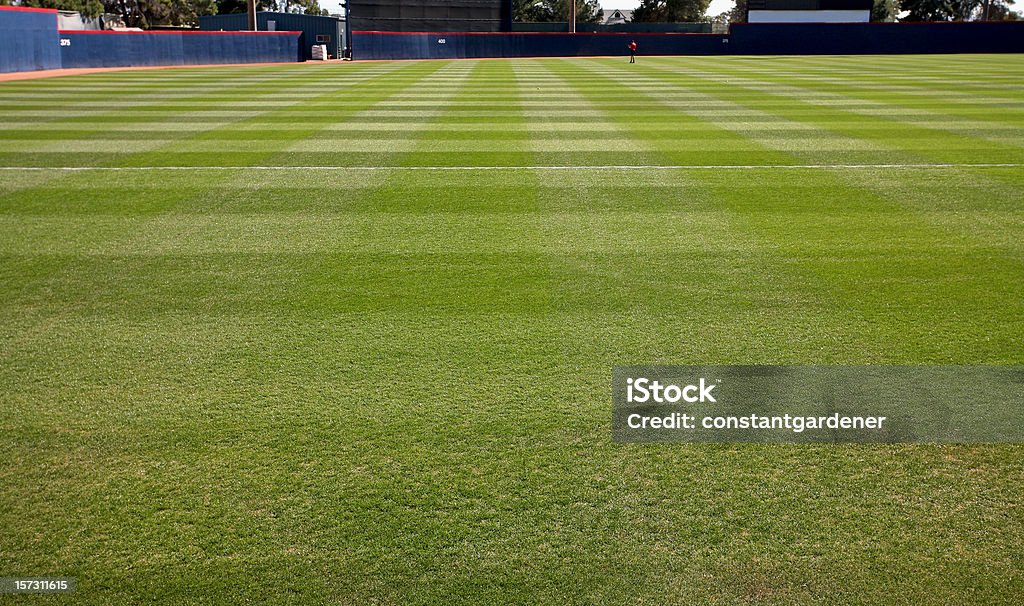 Gioco al campo da Baseball - Foto stock royalty-free di Campo da baseball