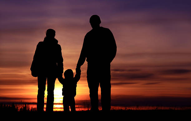 istock Young Family Holding Hands on a Nature Hike 157311621