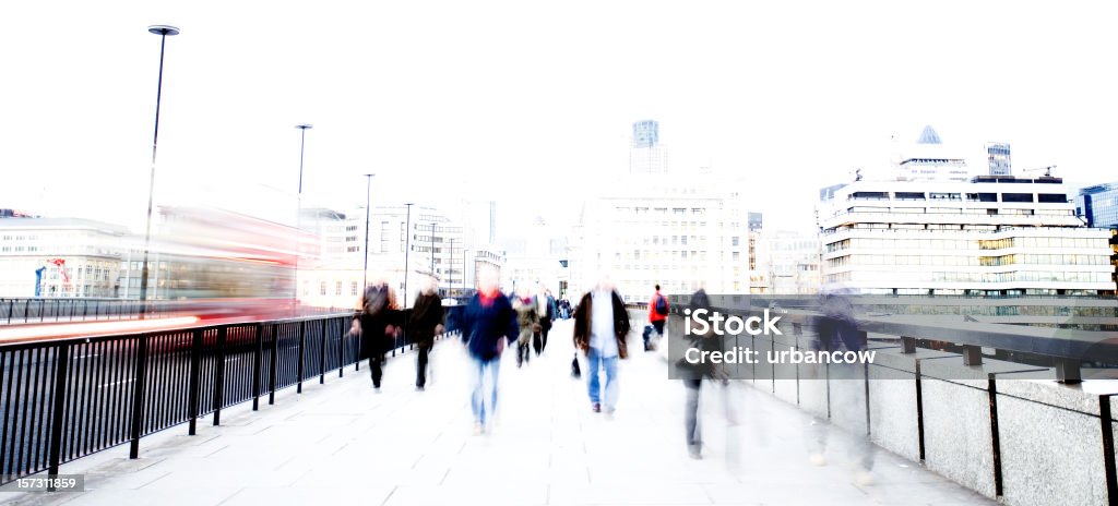 Comience el día de trabajo - Foto de stock de Londres - Inglaterra libre de derechos