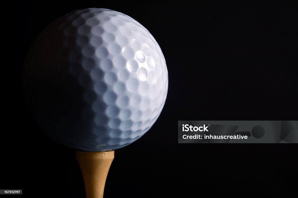 Dunklere Seite der Golf - Lizenzfrei Golfball Stock-Foto