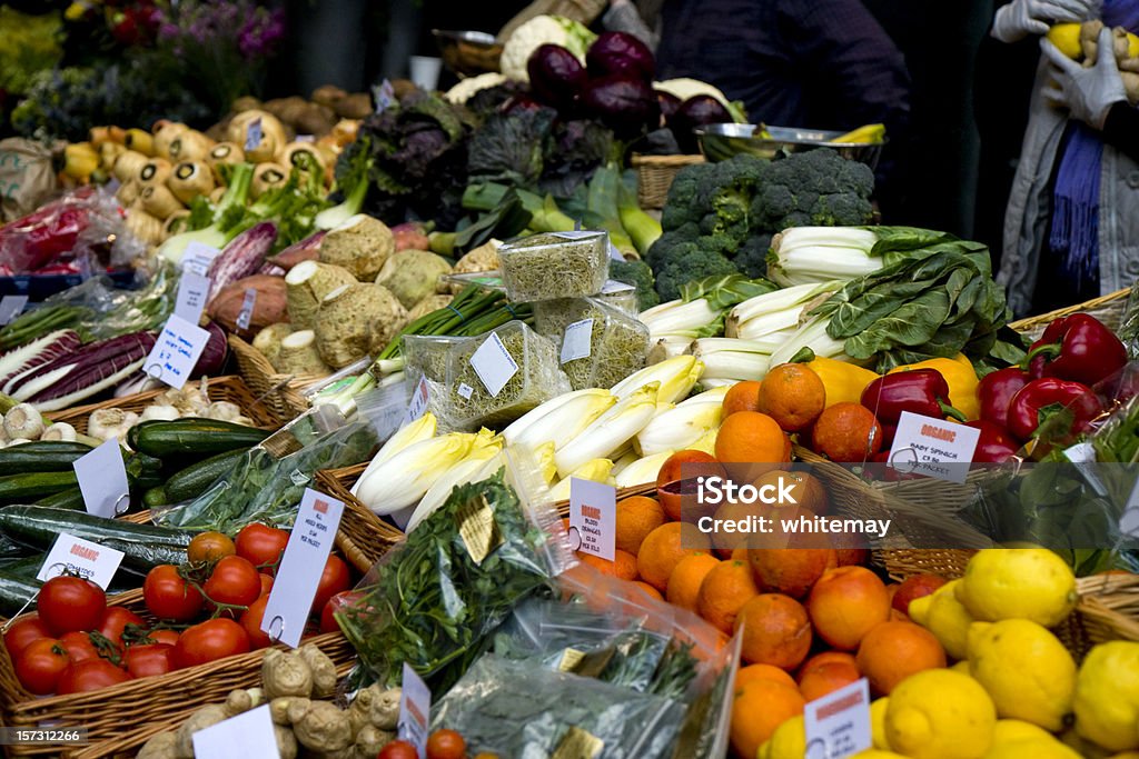 Comprar greengrocery - Royalty-free Mercado - Espaço de Venda a Retalho Foto de stock