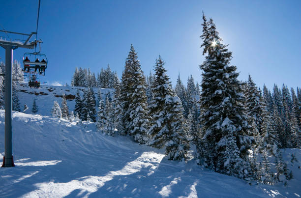istock Riding the Chair at Vail 157312318