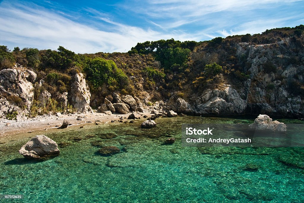 Lagoa da ilha, Turquia - Royalty-free Alga Foto de stock